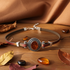 Boho Multi-colored Leather Choker Necklace Minimalist Style