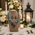 Turquoise Sea Segment Jasper Necklace & Earrings