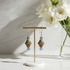 Mood Twilight Blue Mirage Bead Earrings