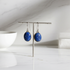 Lapis Lazuli Gemstone  Drop Earrings