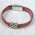 Pretty Pink Girl's Braided Leather Bracelet - VP's Jewelry