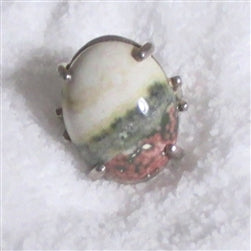 Gemstone ring for a woman