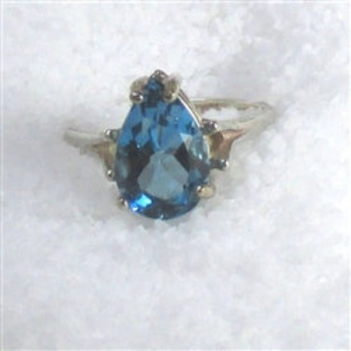 Topaz Ring Pear Cut