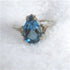 Topaz Ring Pear Cut