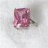 Buy Big Pink Fashion Ring