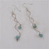  Amazonite & Silver Long & Dangling Earrings - VP's Jewelry