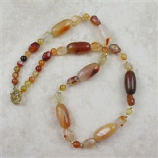Long Big & Bold Carnelian Necklace - VP's Jewelry