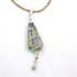 Handmade Artisan Teardrop Pendant and Topaz Necklace - VP's Jewelry