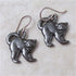 Black Cat Earrings Halloween Earrings - VP's Jewelry