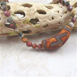 Rustic agate & jasper necklace necklace