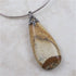 Fancy Paintbrush Jasper Gemstone Pendant on Silver Chain - VP's Jewelry
