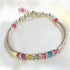 Jelly Bean Crystal Cube Bangle Bracelet - VP's Jewelry