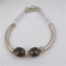 Smokey Crystal Cube and Noodle Bracelet - VP's Jewelry