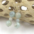 Amazonite Aqua Gemstone Beaded Dangle Earrings