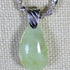Translucent Green Pendant Necklace Prehnite Gemstone - VP's Jewelry