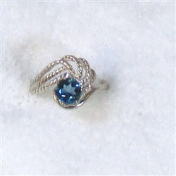Buy London blue topaz ring Pinkie