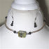 Exquisite Black Artisan Bead Necklace & Earrings Set - VP's Jewelry  