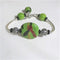 buy Green apple Kazuri bangle bracelet in fair trade African beads
