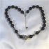 Classic black onyx gemstone necklace