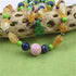 Handcrafted Big Bold Double Strand Multi-Gemstone Statement Necklace - VP's Jewelry