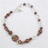 Handmade Artisan Bead Necklace Exotic Purple Murano Crystal - VP's Jewelry  