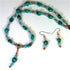 African Turquoise and Amazonite Bead Necklace and Earrings - VP's Jewelry