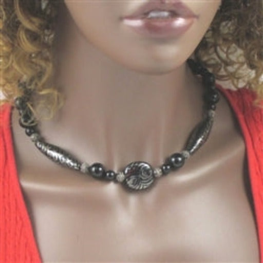 Handmade Kazuri Bead Necklace
