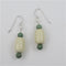 Handmade Kazuri Earrings Cream