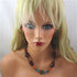 Brown Kazuri & tagua nut  fair trade bead necklace