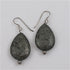 Pyrite teardrop earrings