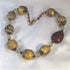 Big Bold Statement Necklace Terracotta Mala Beads and Tree Nut - VP's Jewelry  