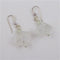 White Resin Nugget Earrings - VP's Jewelry