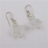 White Resin Nugget Earrings - VP's Jewelry