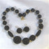 Big Bold Statement Necklace and Earrings in Bluestone Gemstone - VP's Jewelry  