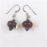 Maroon Handmade Artisan Drop Earrings - VP's Jewelry