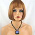 Handmade Black Dichroic Pendant on Multi-strand Seed Bead Necklace