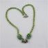 Green Handmade Kazuri and Peridot Beaded Necklace - VP's Jewelry 