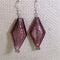 Handmade Amethyst Lampwork Earrings - VP's Jewelry  