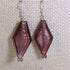 Handmade Amethyst Lampwork Earrings - VP's Jewelry  