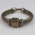 Iridescent Gold Leather Cord Bracelet for a Woman - VP's Jewelry 
