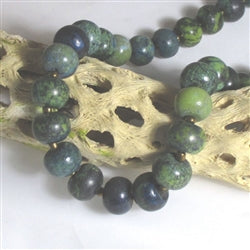 Green African Turquoise Bead Necklace - VP's Jewelry  