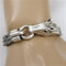 Men's Leather Bracelet Grey with Horse Head Clasp - VP's Jewelry