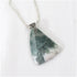 Wavelite Green Gemstone Pendant Necklace - VP's Jewelry