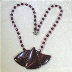Whimsical Amethyst and Purple Jasper Bib Necklace - VP's Jewelry