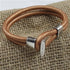 Camel Round Leather Cord Bracelet - VP's Jewelry