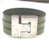 Green Triple Strand Leather Cuff Bracelet - VP's Jewelry