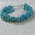 Turquoise Howlite Cuff Bracelet - VP's Jewelry