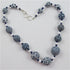 Handmade Blue and White Fair Trade Samunnat Bead Necklace - VP's Jewelry