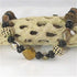 Funky Fun Bead Black and Gold Necklace - VP's Jewelry