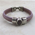 Radiant Orchid Leather Bracelet For A Woman Color Of the Year - VP's Jewelry 